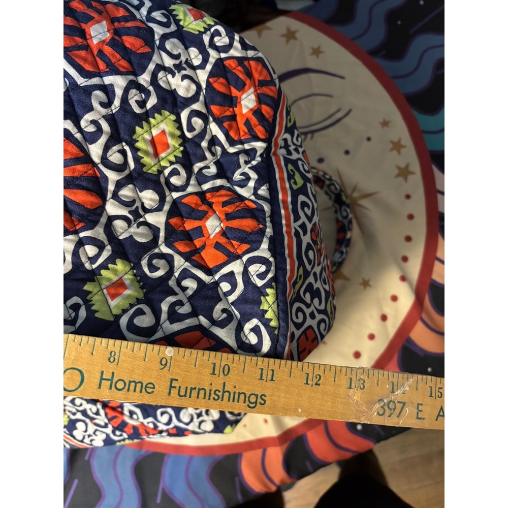 Vera Bradley Sun Valley Quilted Cotton XL Duffel Bag Travel Overnight Weekender - Picture 12 of 16